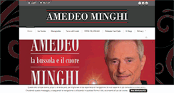 Desktop Screenshot of amedeominghi.info